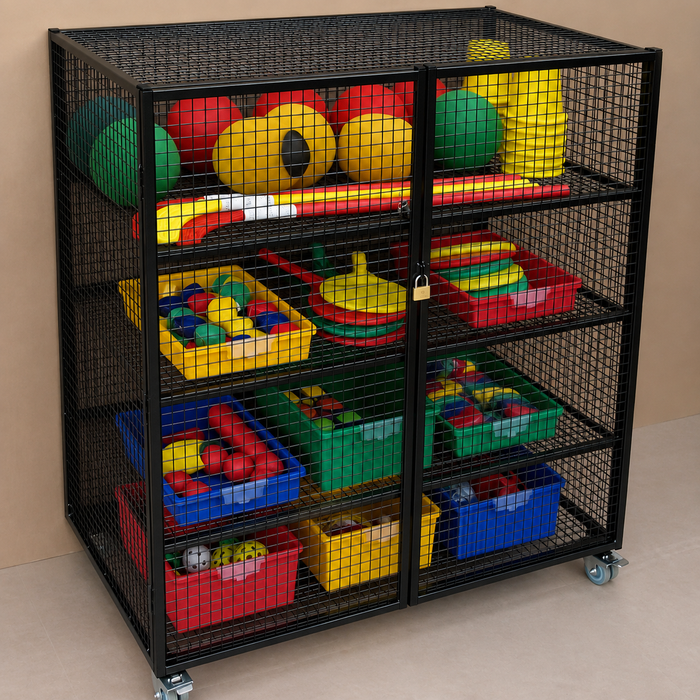 S50 Lockable Storage Trolley