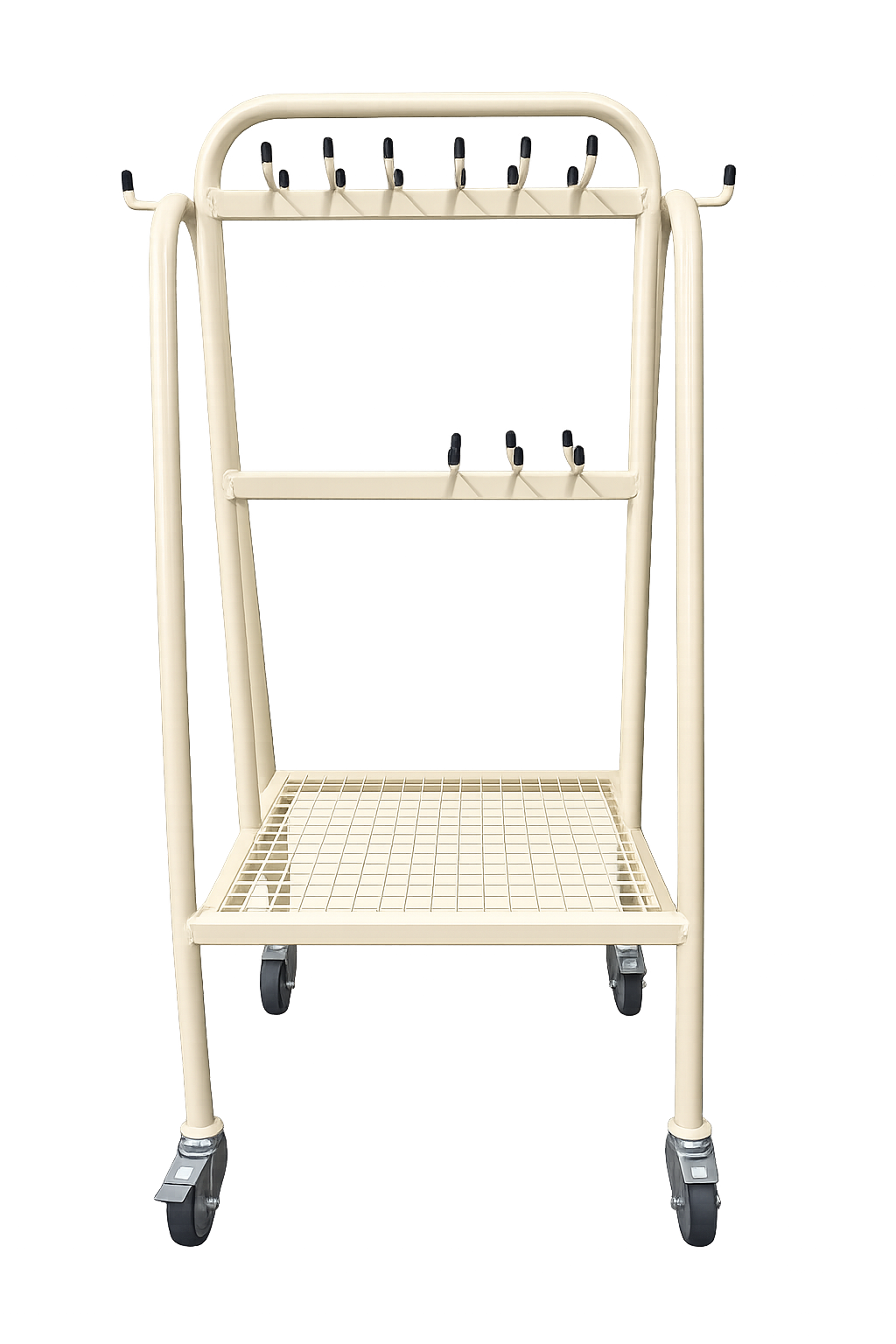 Cream Kitchen Utensil Storage Unit