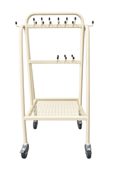 Cream Kitchen Utensil Storage Unit