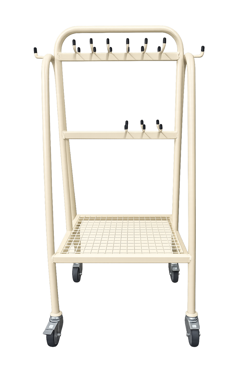 Cream Kitchen Utensil Storage Unit