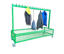 NA202 Double Cloakroom Trolley