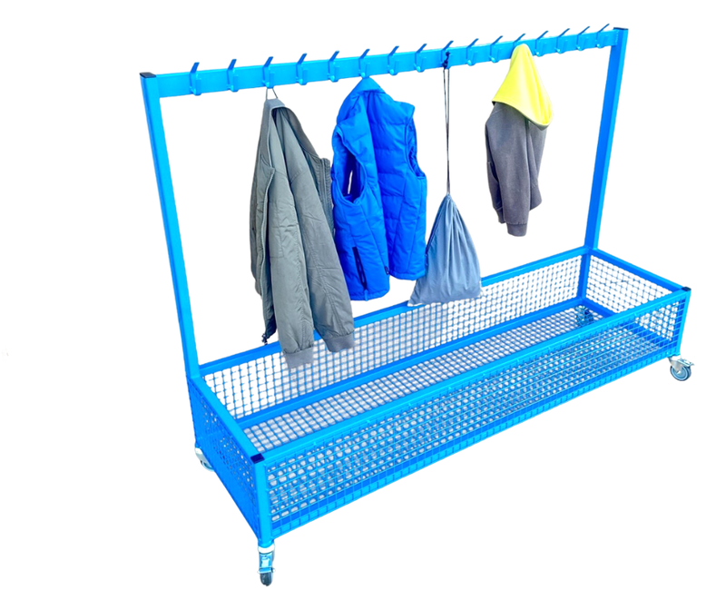 NA101 Single Cloakroom Trolley