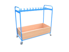 Double Sided Cloakroom Trolley