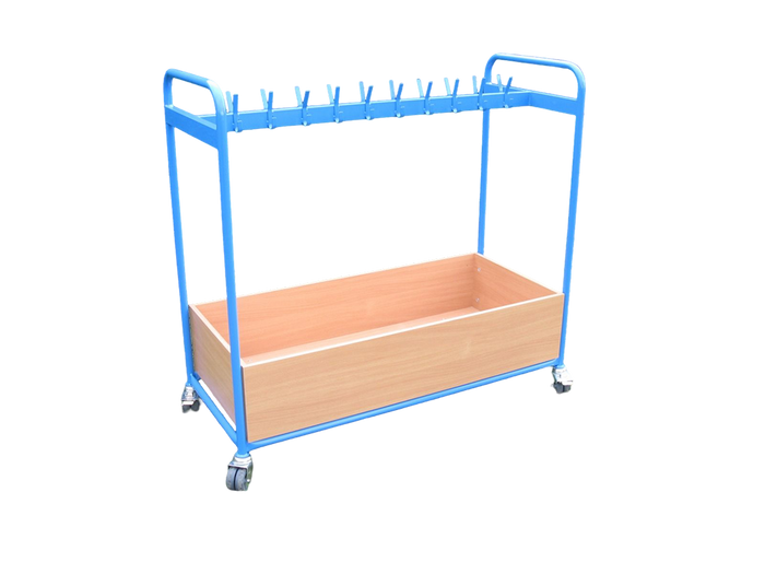 Double Sided Cloakroom Trolley