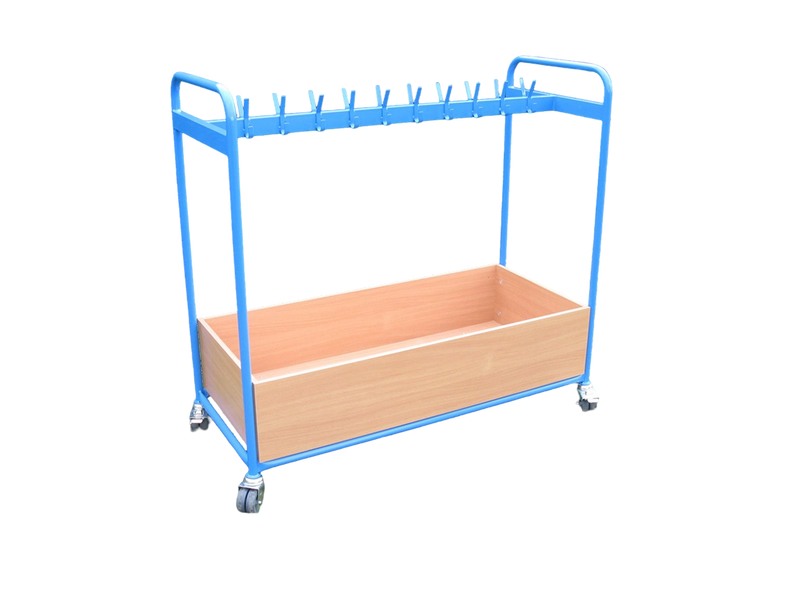 Double Sided Cloakroom Trolley