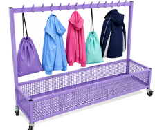 NA101 Single Cloakroom Trolley - Lilac