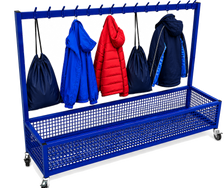NA101 Single Cloakroom Trolley - Navy