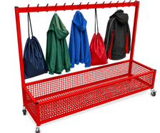 NA101 Single Cloakroom Trolley - Red