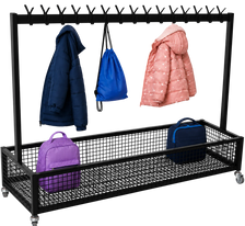 NA202 Double Cloakroom Trolley