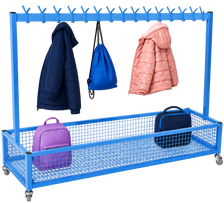 NA202 Double Cloakroom Trolley