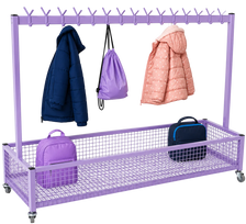 NA202 Double Cloakroom Trolley