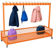 NA202 Double Cloakroom Trolley