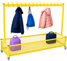 NA202 Double Cloakroom Trolley