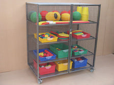 S50 Lockable Storage Trolley