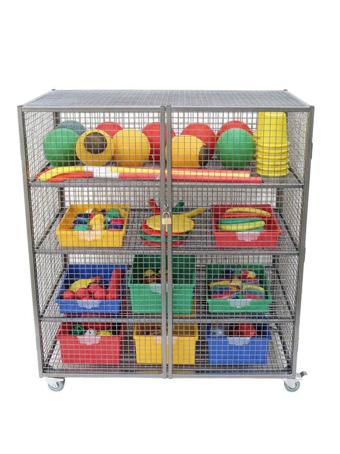 S50 Lockable Storage Trolley