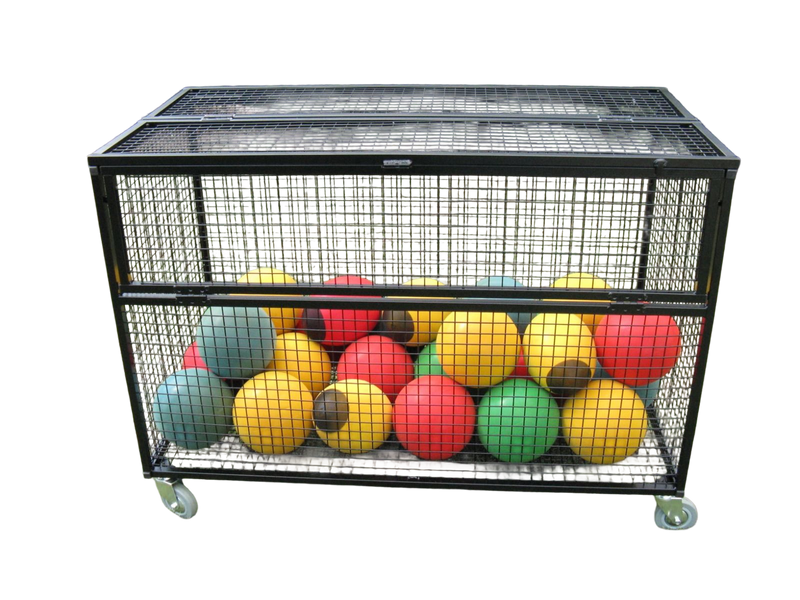 S78 Lockable Mesh Storage Trolley