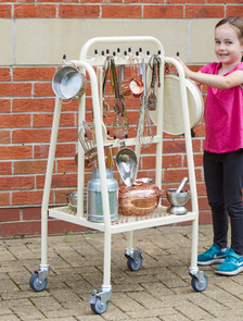 Kitchen Utensil Storage Unit in use