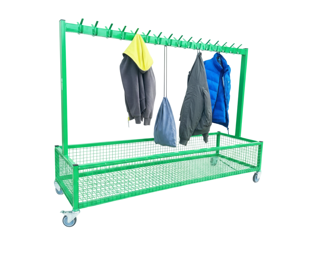 NA202 Double Cloakroom Trolley