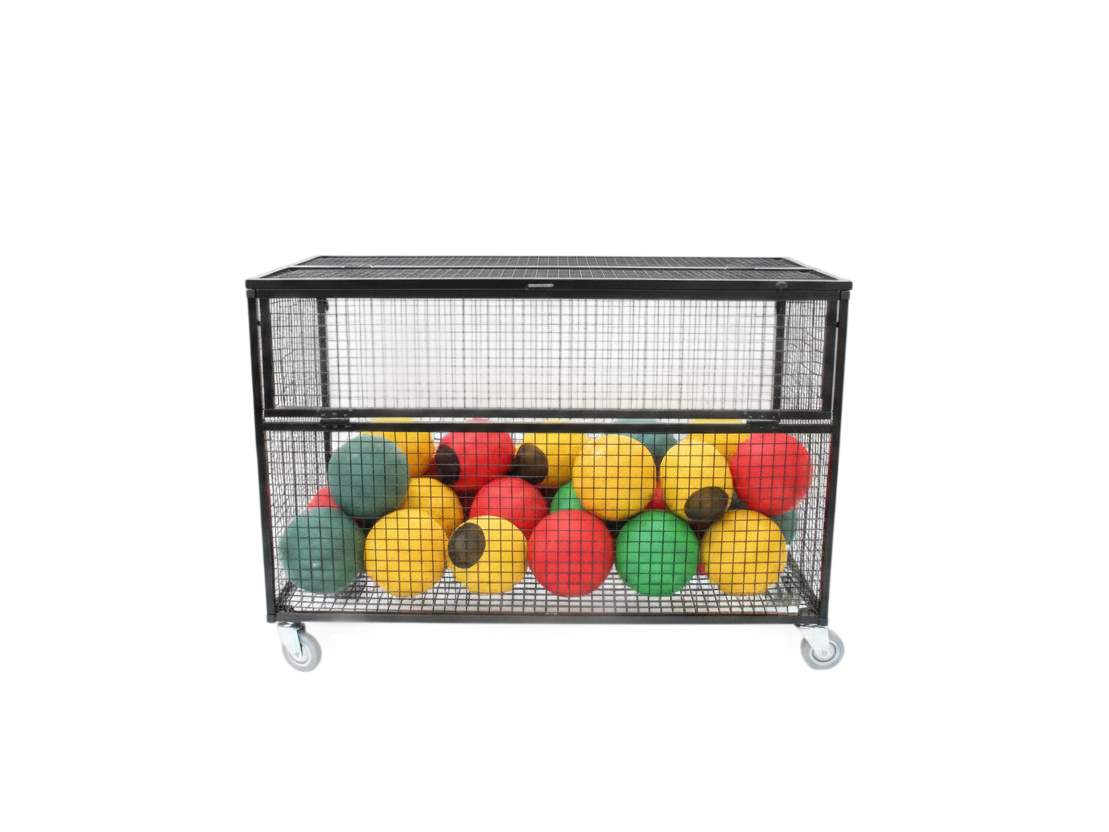 S78 Lockable Mesh Storage Trolley