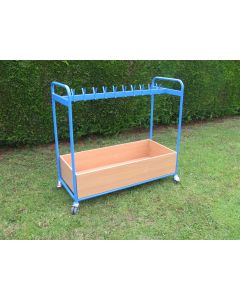 Double Sided Cloakroom Trolley