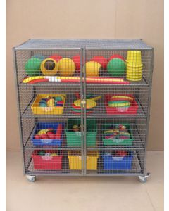 S50 Lockable Storage Trolley