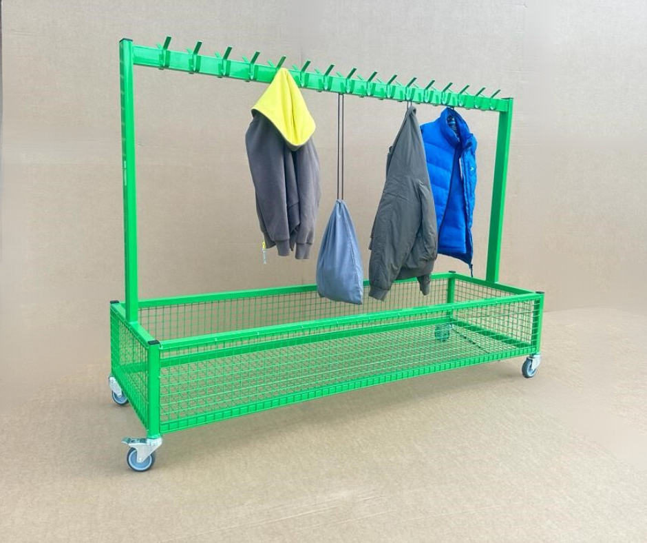 NA202 Double Cloakroom Trolley