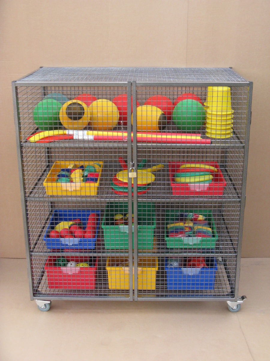 S50 Lockable Storage Trolley